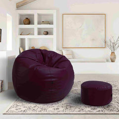 Puffy Bean Bag Purple