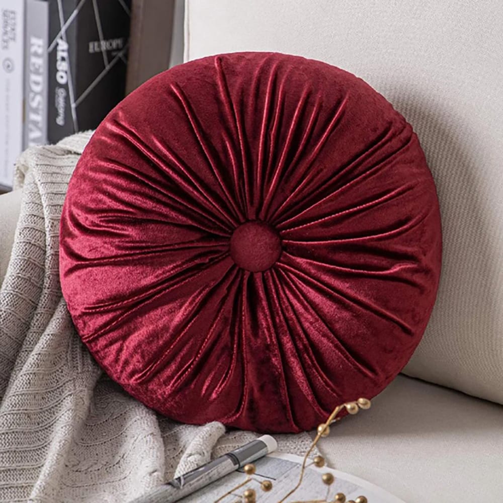 Round_Pumpkin_Velvet_Cushion_-_Red_2