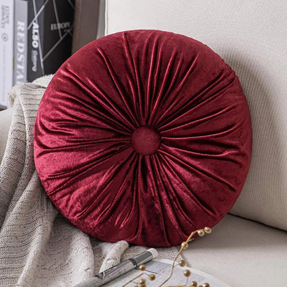 Round_Pumpkin_Velvet_Cushion_-_Red_2