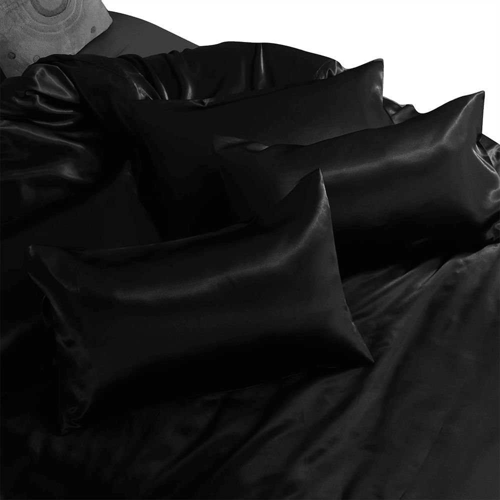 Silk_Duvet_Cover_Set_-_Black_1