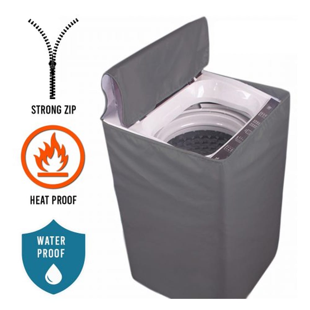 Washing Machine Cover Top Load Grey