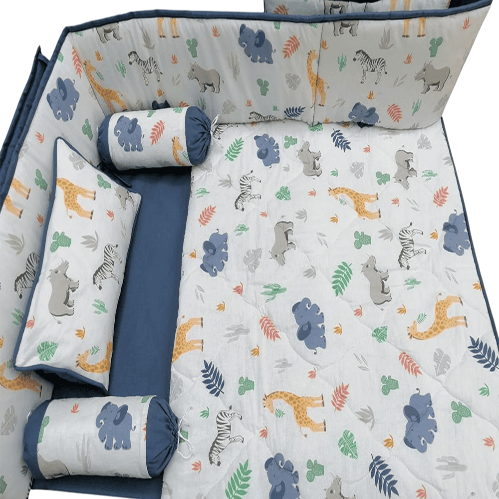 Baby Cot - Bedding Set - Pompous Animals