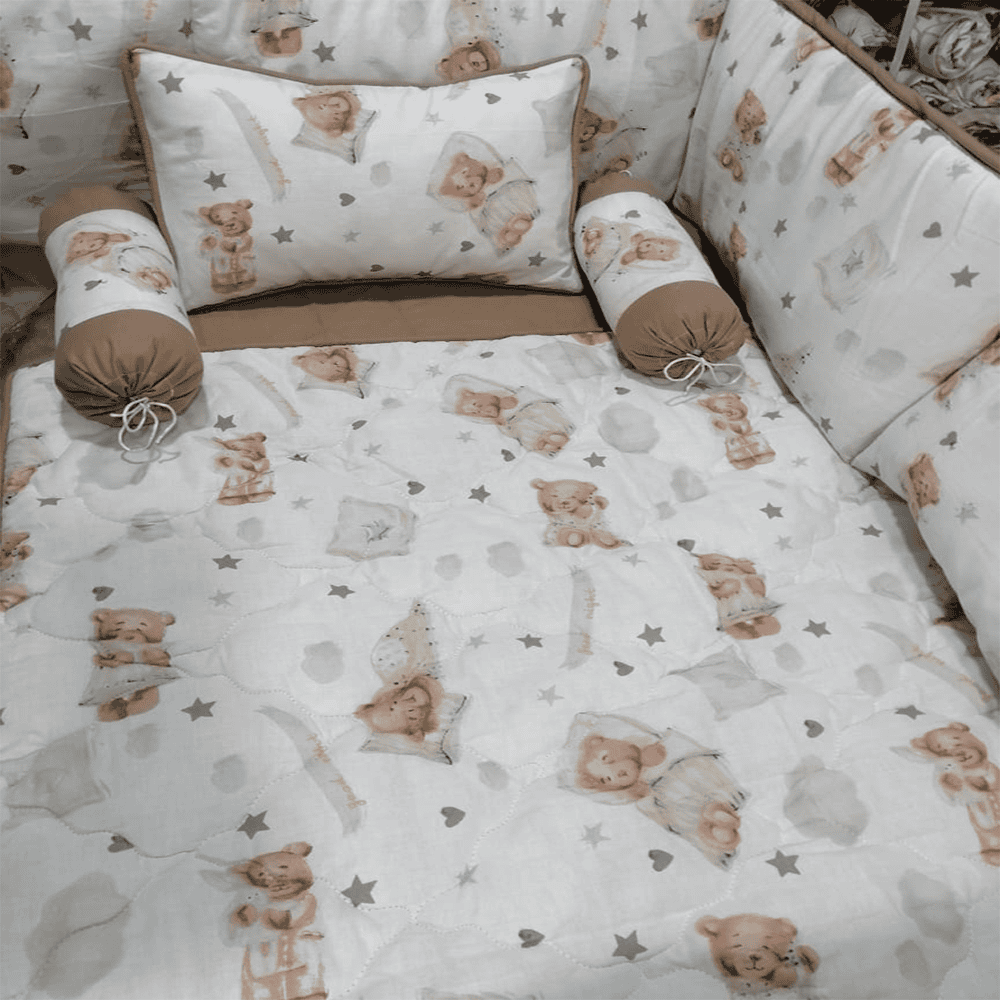 Baby Cot - Bedding Set - Pompous Baby Bear
