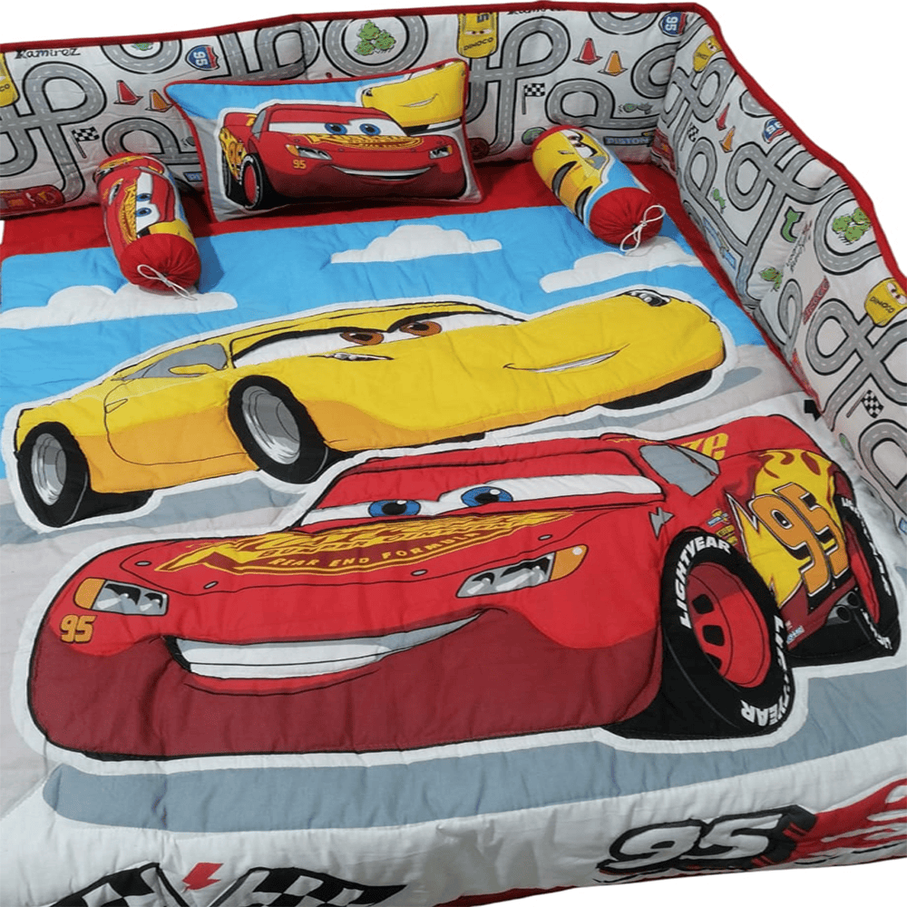 Baby Cot - Bedding Set - Pompous Cars