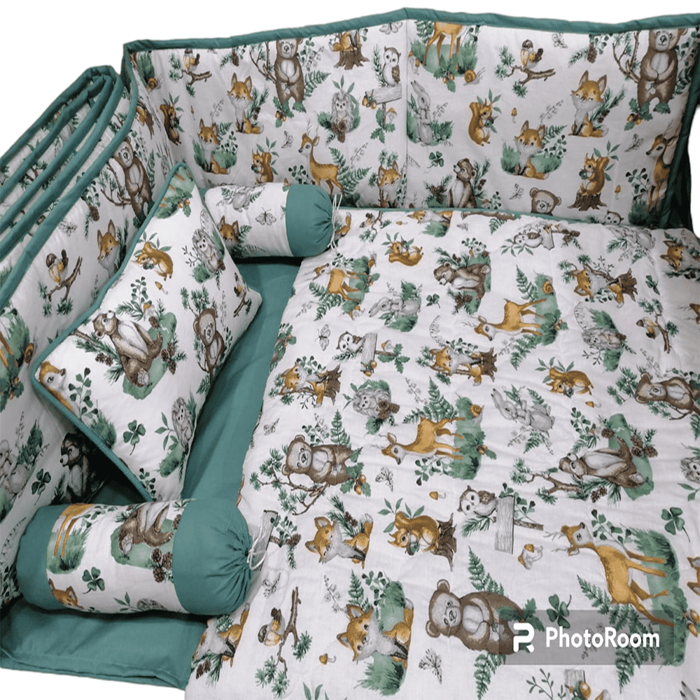 Baby Cot - Bedding Set - Pompous Deer