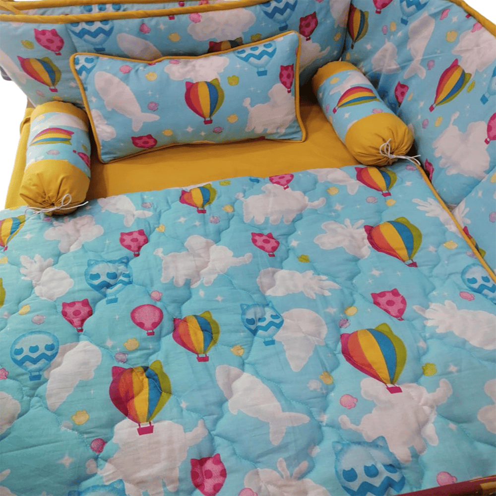 Baby Cot - Bedding Set - Pompous Hot Air Balloon