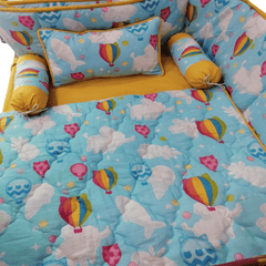 Baby Cot - Bedding Set - Pompous Hot Air Balloon