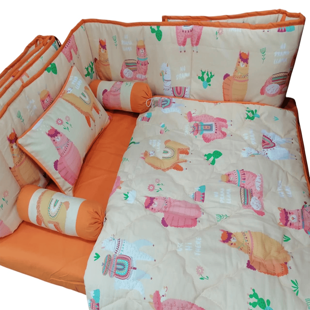 Baby Cot - Bedding Set - Pompous Lama