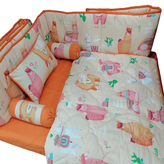 Baby Cot - Bedding Set - Pompous Lama