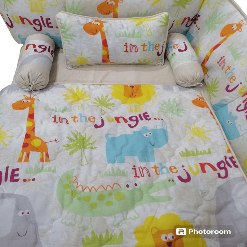Baby Cot - Bedding Set - Pompous Multicolor