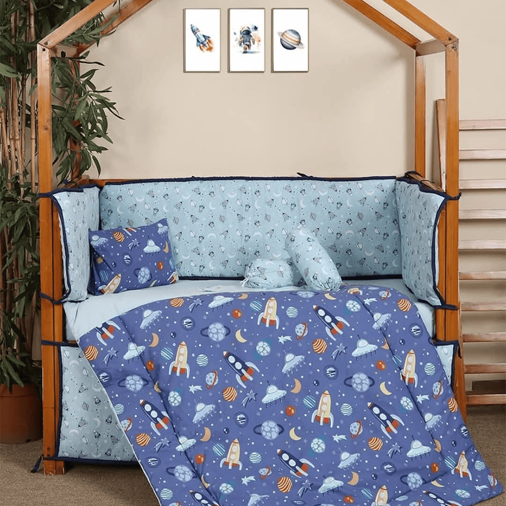 Baby Cot - Bedding Set - Pompous Rocket