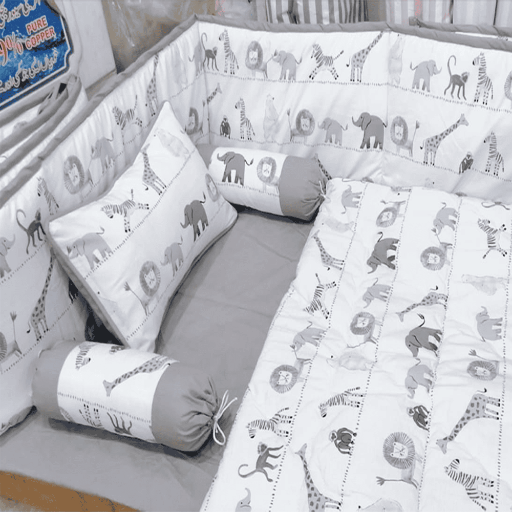 Baby Cot - Bedding Set - Pompous Small Animals