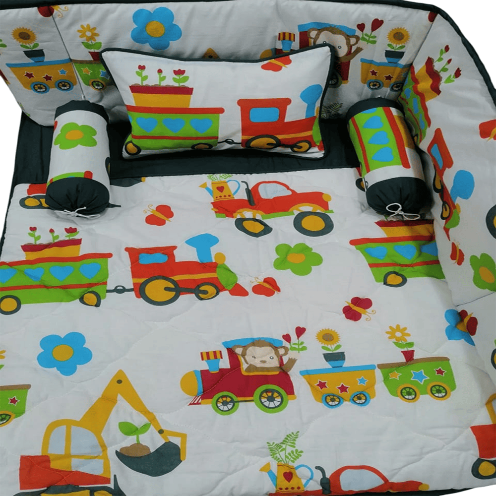 Baby Cot - Bedding Set - Pompous Trucks