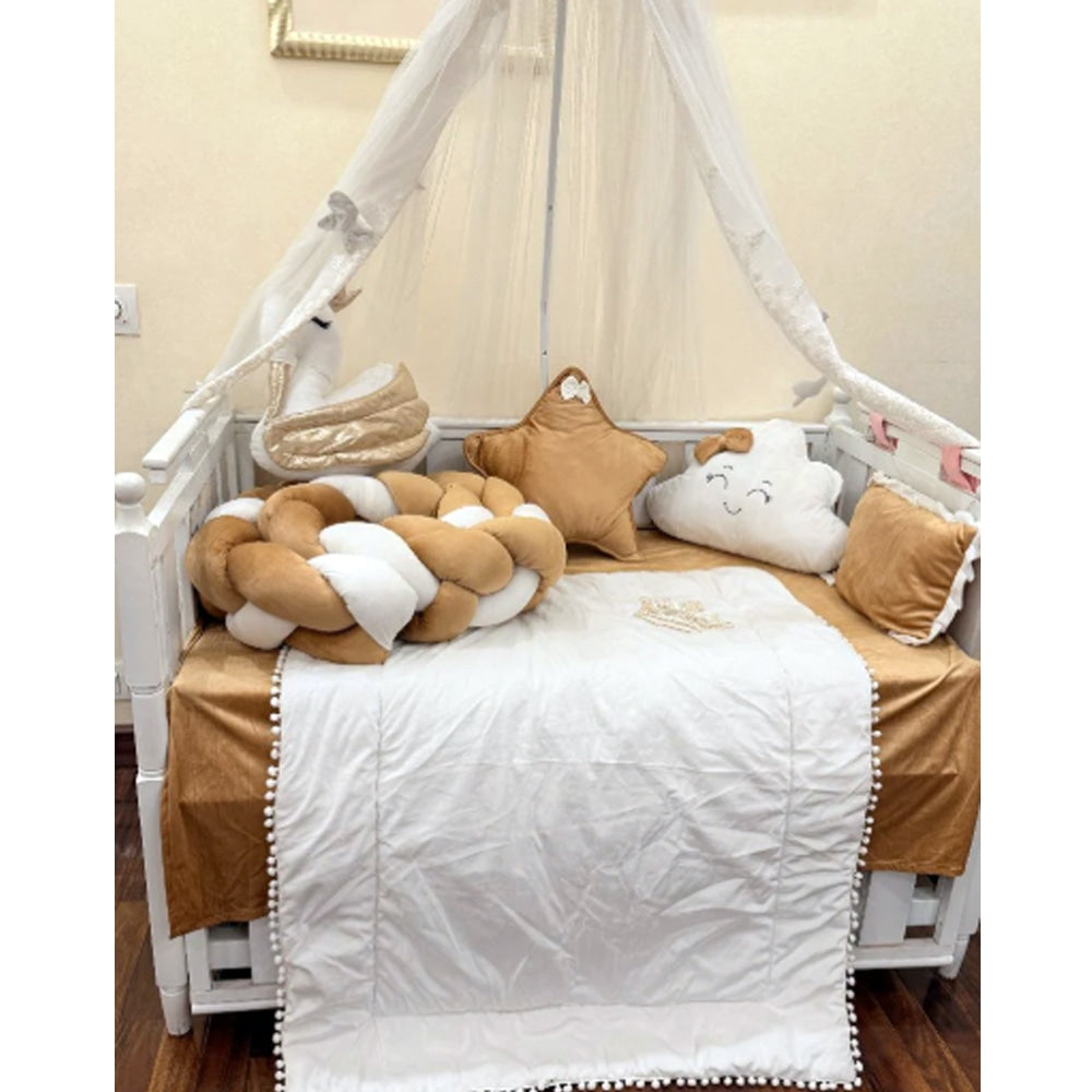 BabyCot BeddingSet Golden Swan-2