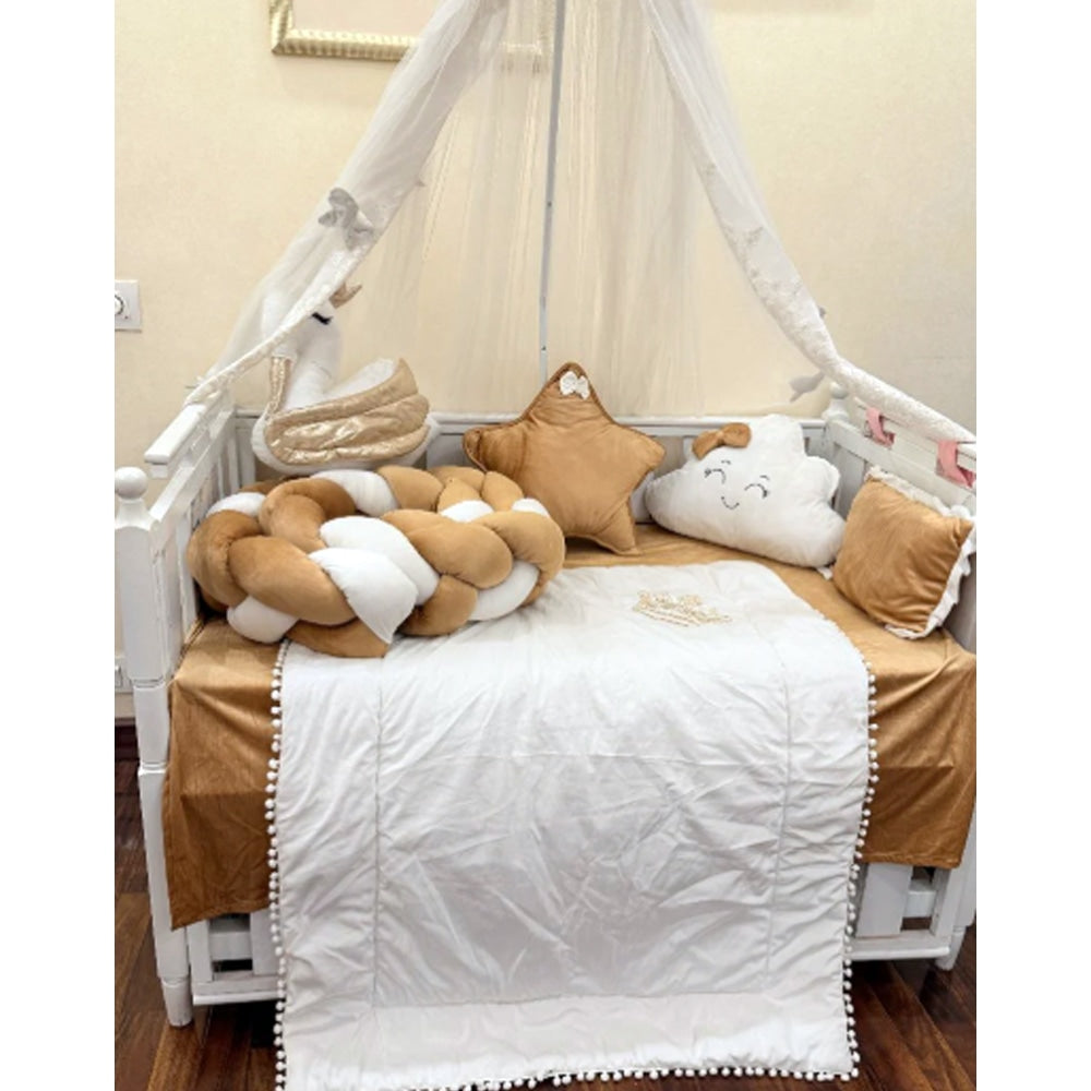 BabyCot BeddingSet Golden Swan-3