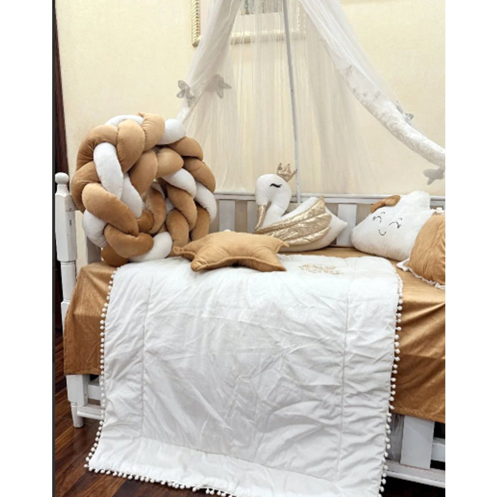 BabyCot BeddingSet Golden Swan-4