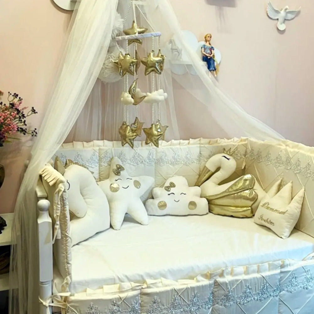 BabyCot BeddingSet Little Lamb -1