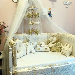 BabyCot BeddingSet Little Lamb -1