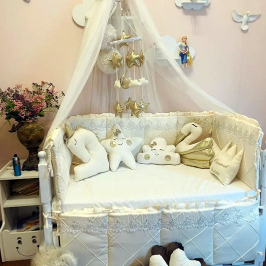BabyCot BeddingSet Little Lamb Bed