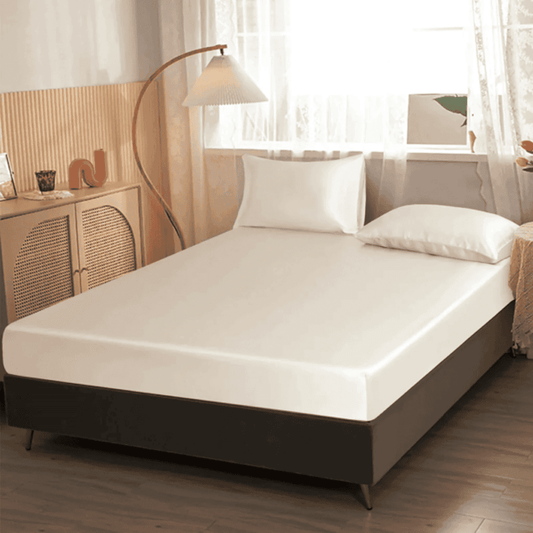 Cotton Fitted Sheet - Off White