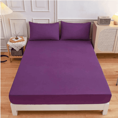 Cotton Fitted Sheet - Violet
