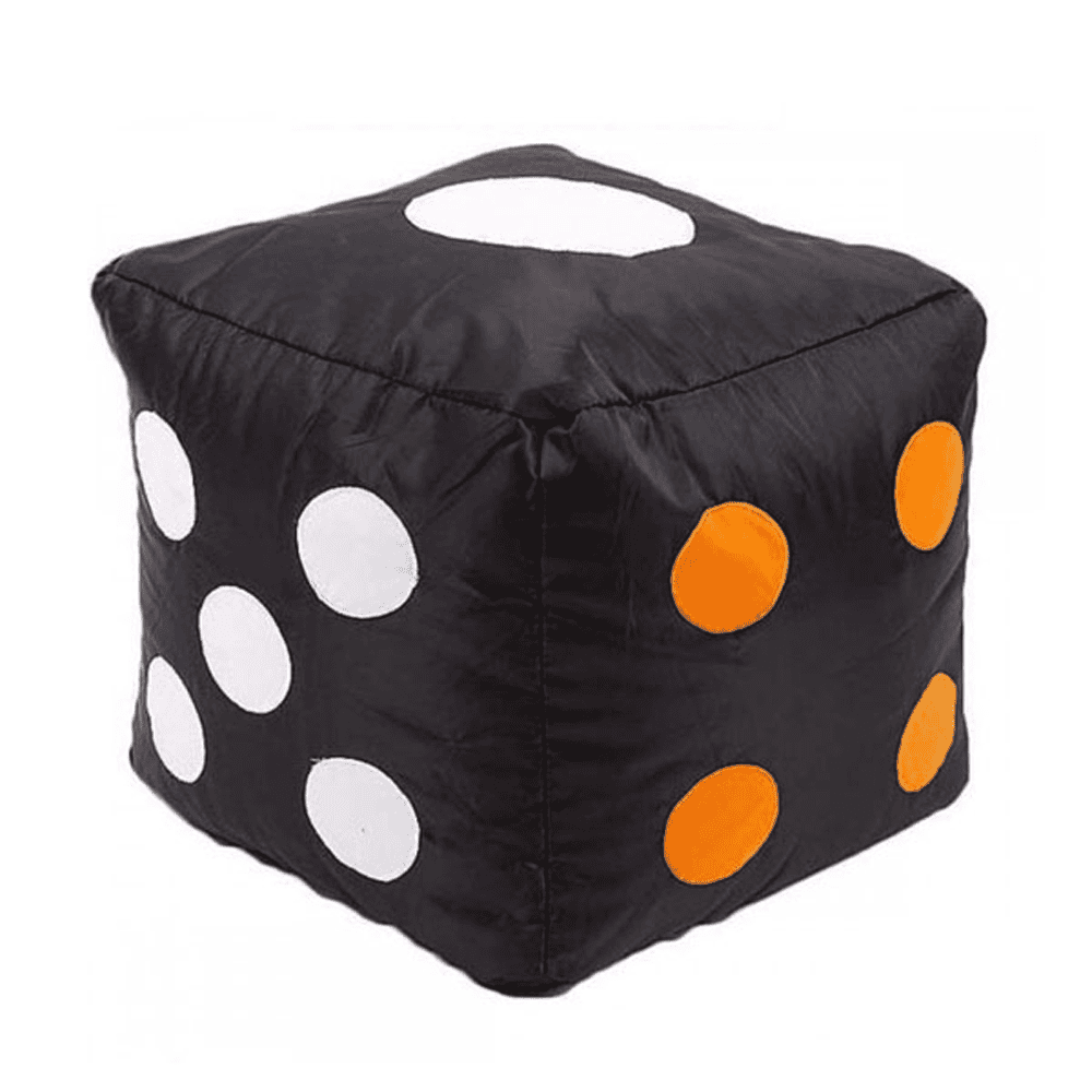 Dice Bean Bag - Black
