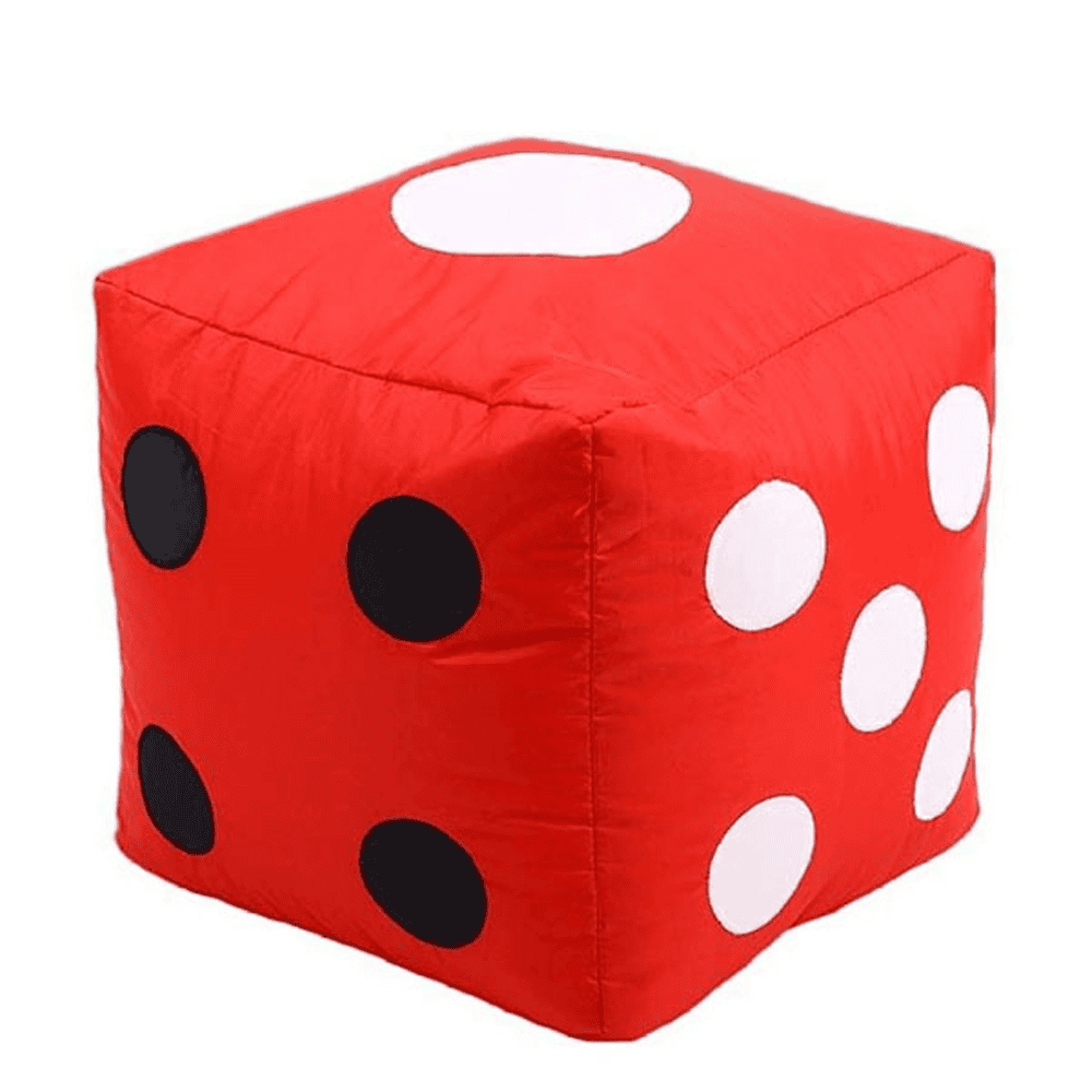 Dice Bean Bag - Red