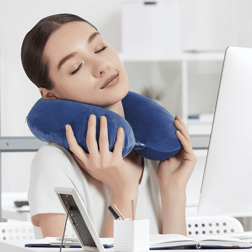 Neck rest Pillow - Blue