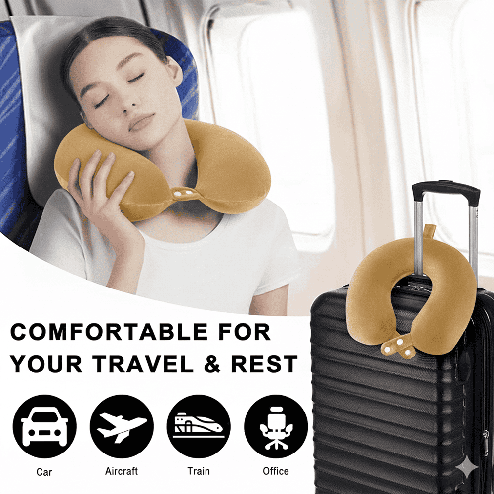 Neck Rest Pillow - Golden-1