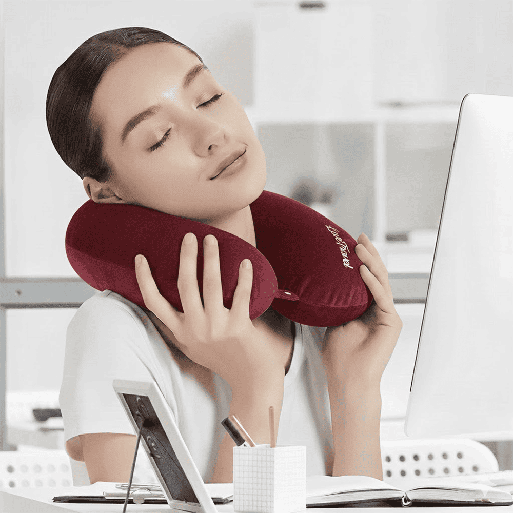 Neck Rest Pillow - Red