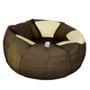 Premium Football Leather Bean Bag - Brown
