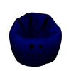Smiley Face Bean Bag - Blue - 1