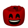 Smiley Face Bean Bag - Red