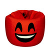 Smiley Face Bean Bag - Orange
