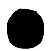 Smiley Face Bean Bag - Black
