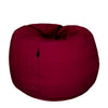 Premium Puffy Bean Bag - Red