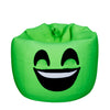 Smiley Face Bean Bag - Green