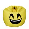 Smiley Face Bean Bag - Yellow