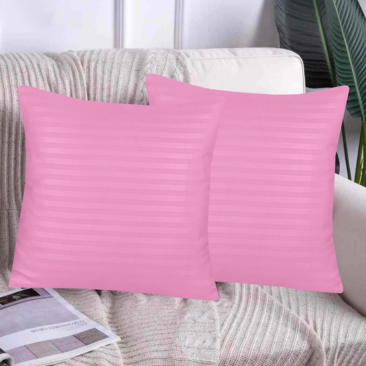 Satin Cushion Covers - Pink