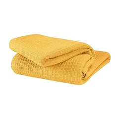 Sofa & Bed Throws Blanket - Golden-2