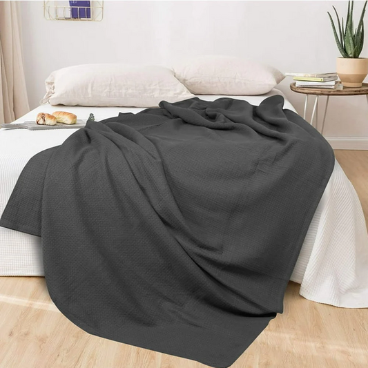 Sofa & Bed Throws Blanket - Grey