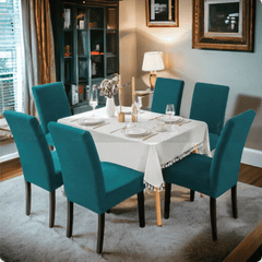 Turkish Mesh Chair Cover - Aqua
