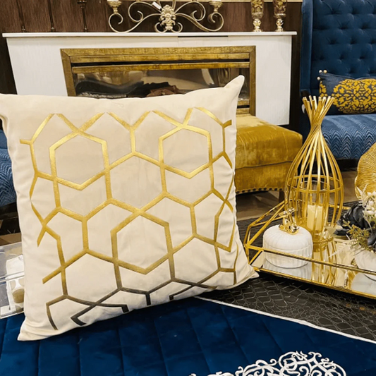 Velvet Cushion Covers - Beige