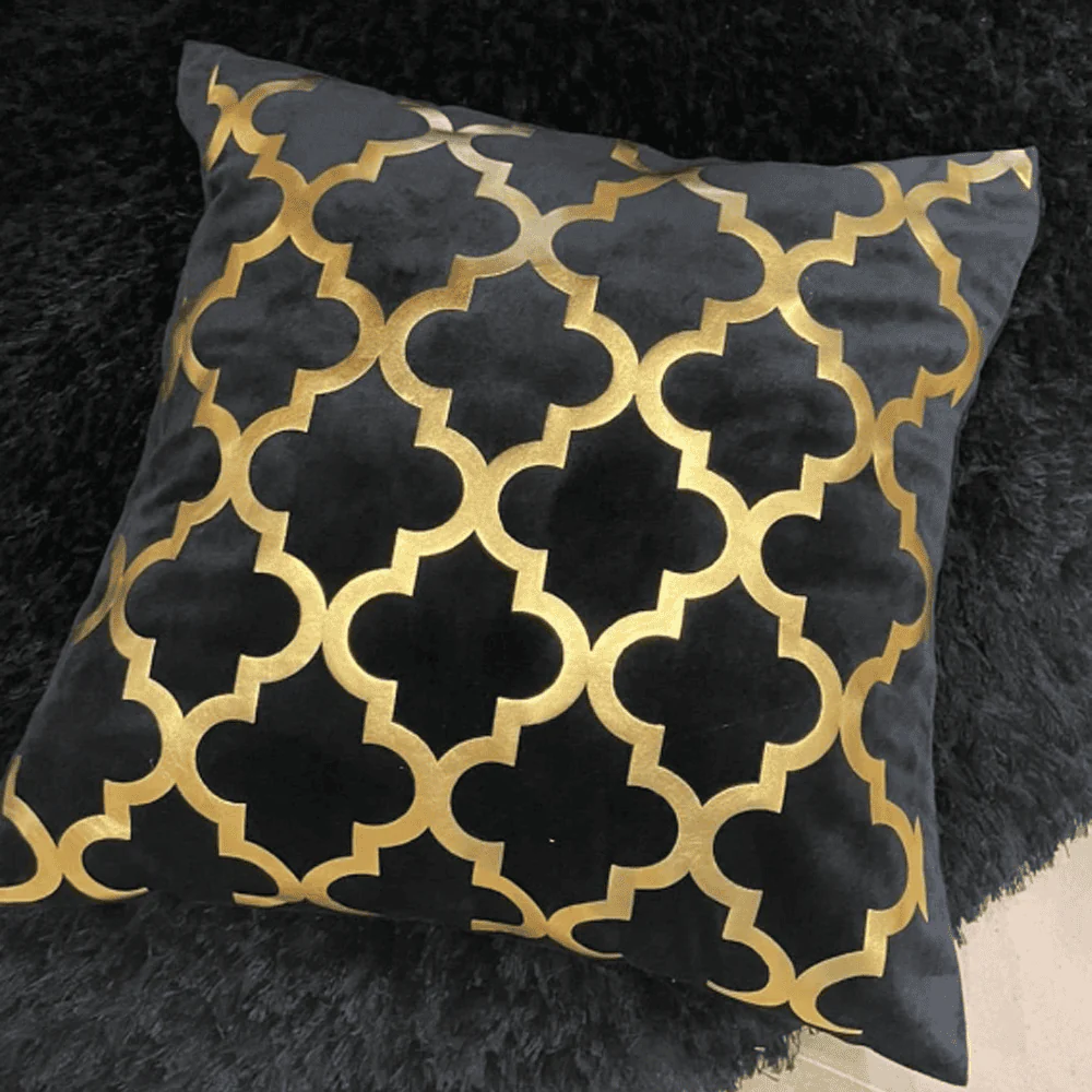 Velvet Cushion Covers - Black