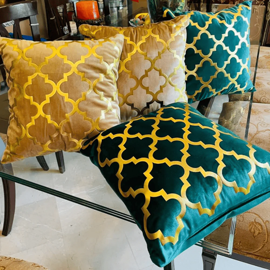Velvet Cushion Covers - Teal