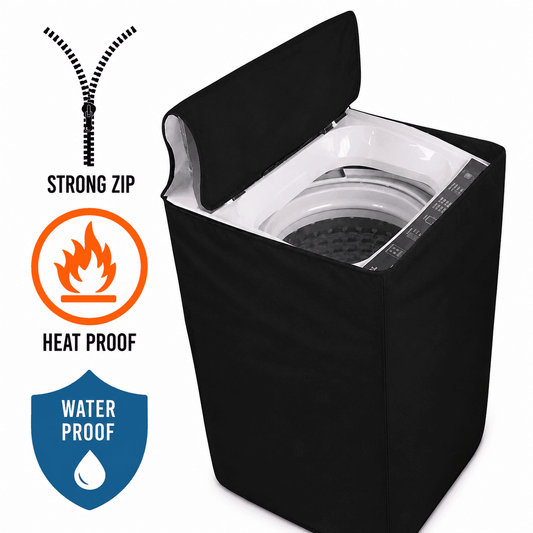 Washing Machine Cover Top Load – Black